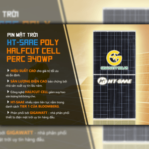 Pin mặt trời HT-SAAE Poly Halfcut